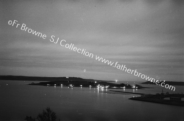 CORK HARBOUR BY NIGHT ( FRON FORT VILLAS )